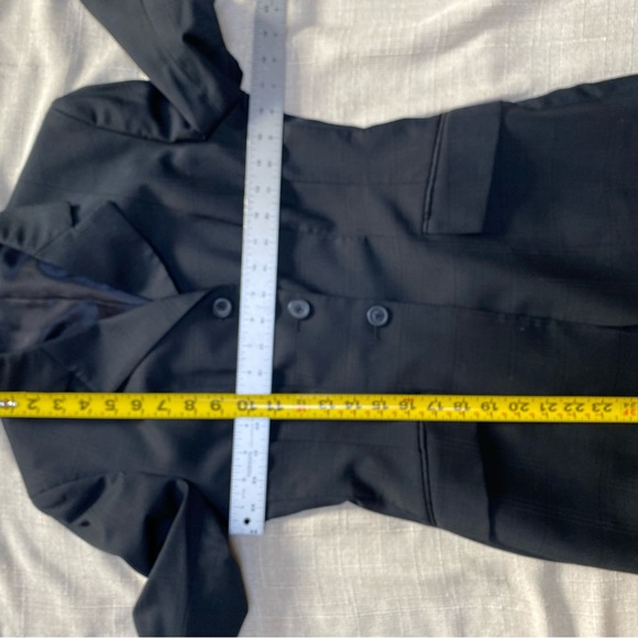 R.J. Classics Prestige Collection 2S Black Windowpane Show Coat Riding Jacket - Picture 7 of 15